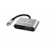 PERFECT CHOICE PC-101284 Adaptador USB-C a HDMI1+VGA