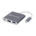 Naceb Technology NA-0111 Adaptador Tipo C a HDMI + USB 3.0 + PD