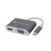 Naceb Technology NA-0113 Adaptador Tipo C a HDMI+VGA Naceb Technology NA-0113 Adaptador Tipo C a HDMI+VGA