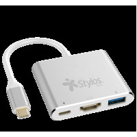Stylos STCBHUB31S Hub 3 en 1