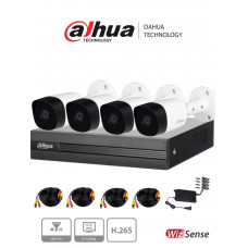 Dahua Technology DH-KIT/XVR1B04H-I/4-B2A51N-0280B-S2 Kit de videovigilancia
