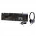 PERFECT CHOICE PC-201700 Kit Teclado+Mouse+Diadema para Oficina