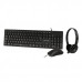 PERFECT CHOICE PC-201717 Kit Teclado+Mouse+Diadema para Oficina 