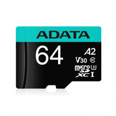 ADATA UHS-I 64GB Micro Secure Digital Premier A2 