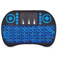 BROBOTIX 963814 Teclado Mini Inalámbrico  Recargable  Ilumina